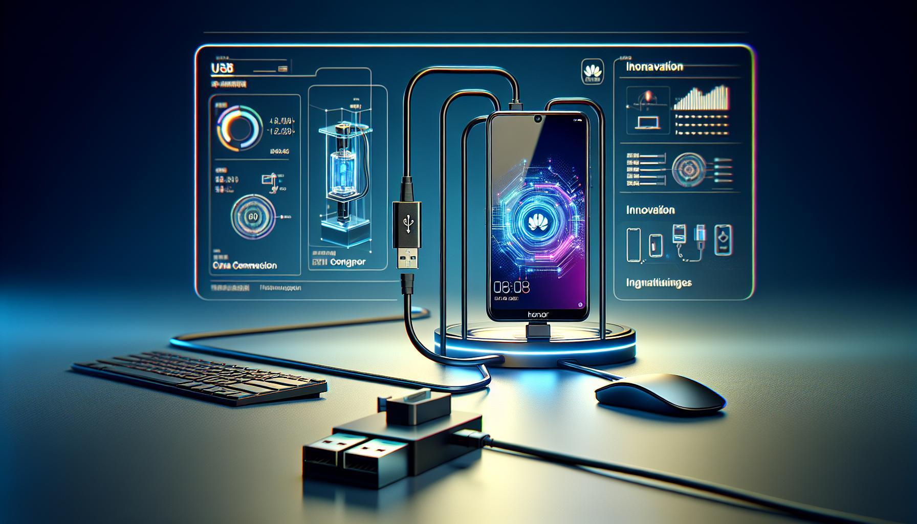 Jak připojit Honor nebo Huawei k počítači přes USB kabel?