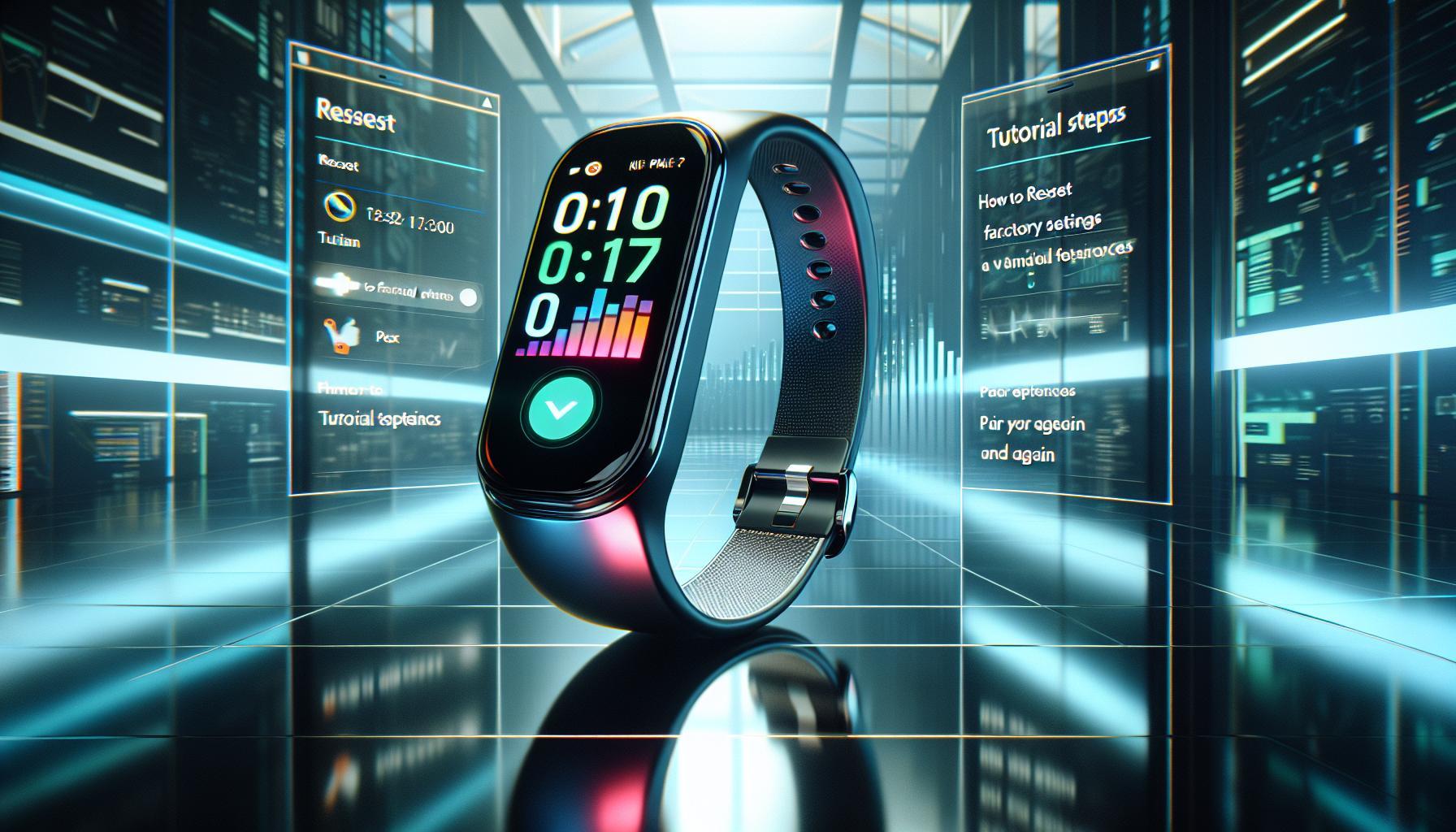 Mi Band 4: Jak obnovit do továrního nastavení a spárovat znovu?