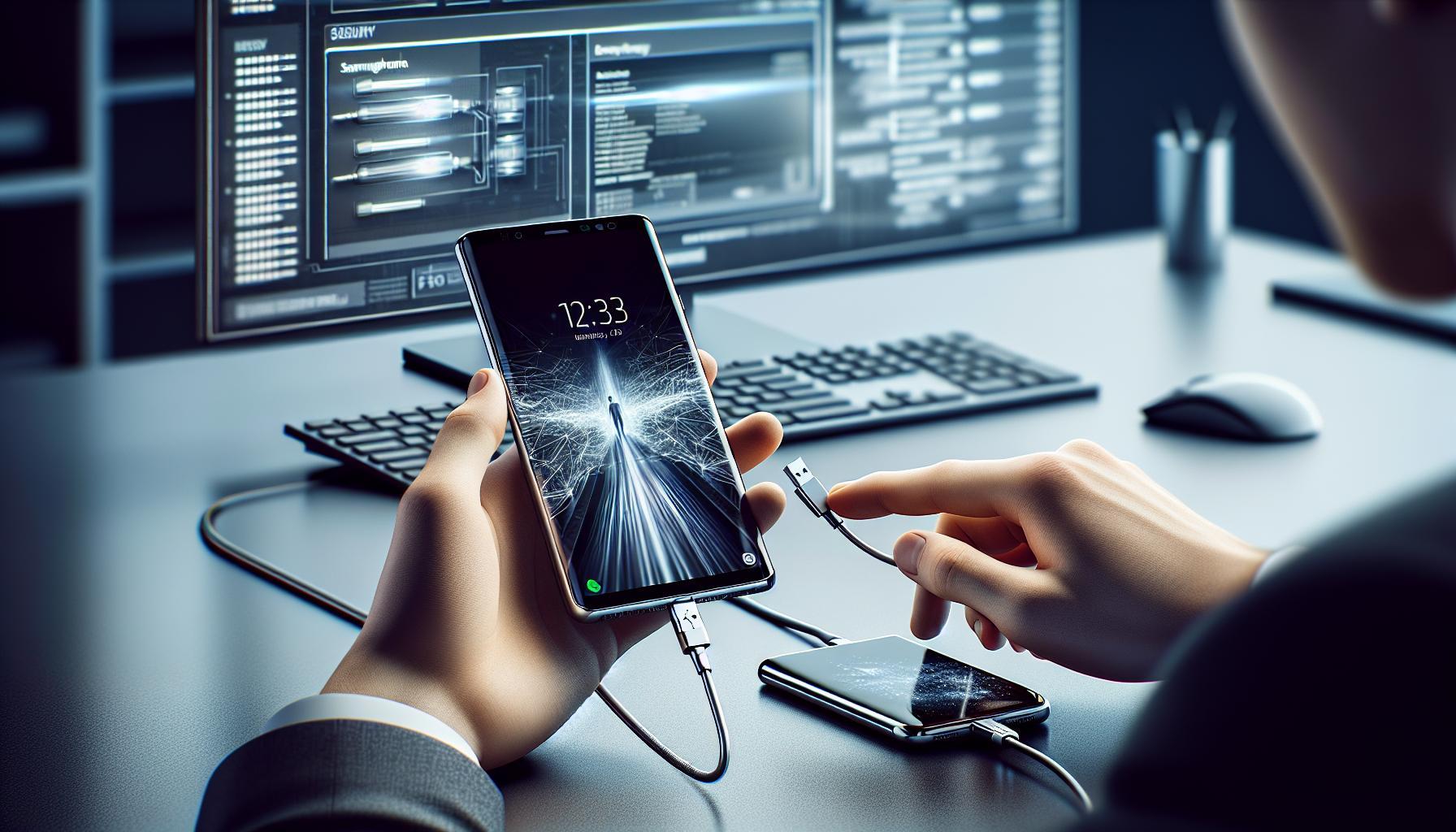 Jak připojit telefon Samsung k počítači přes USB kabel rychle a jednoduše?