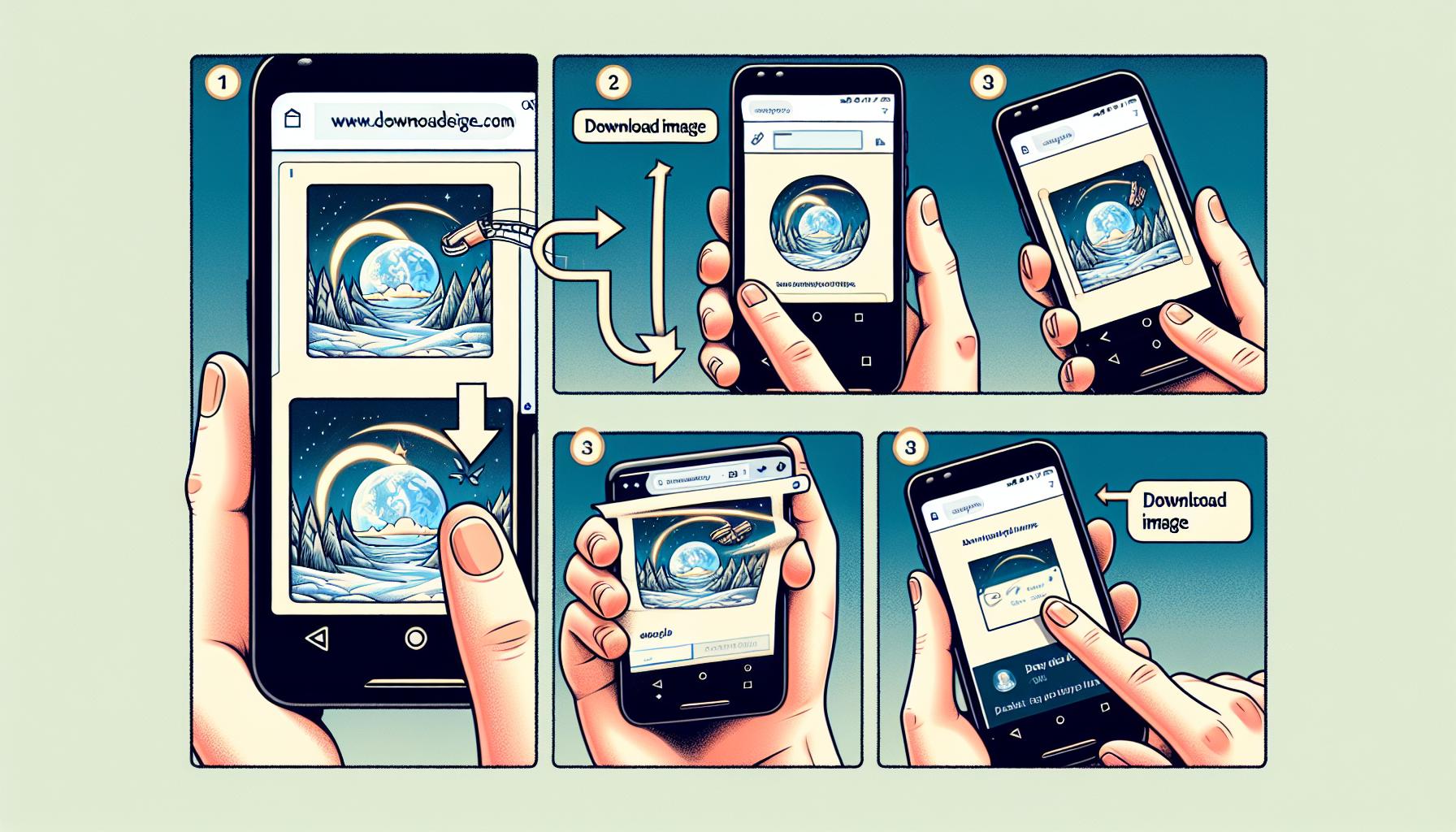 Jak stáhnout obrázek z internetu do telefonu Android během několika kliknutí! 2 Jak správně stahovat obrázky z internetu