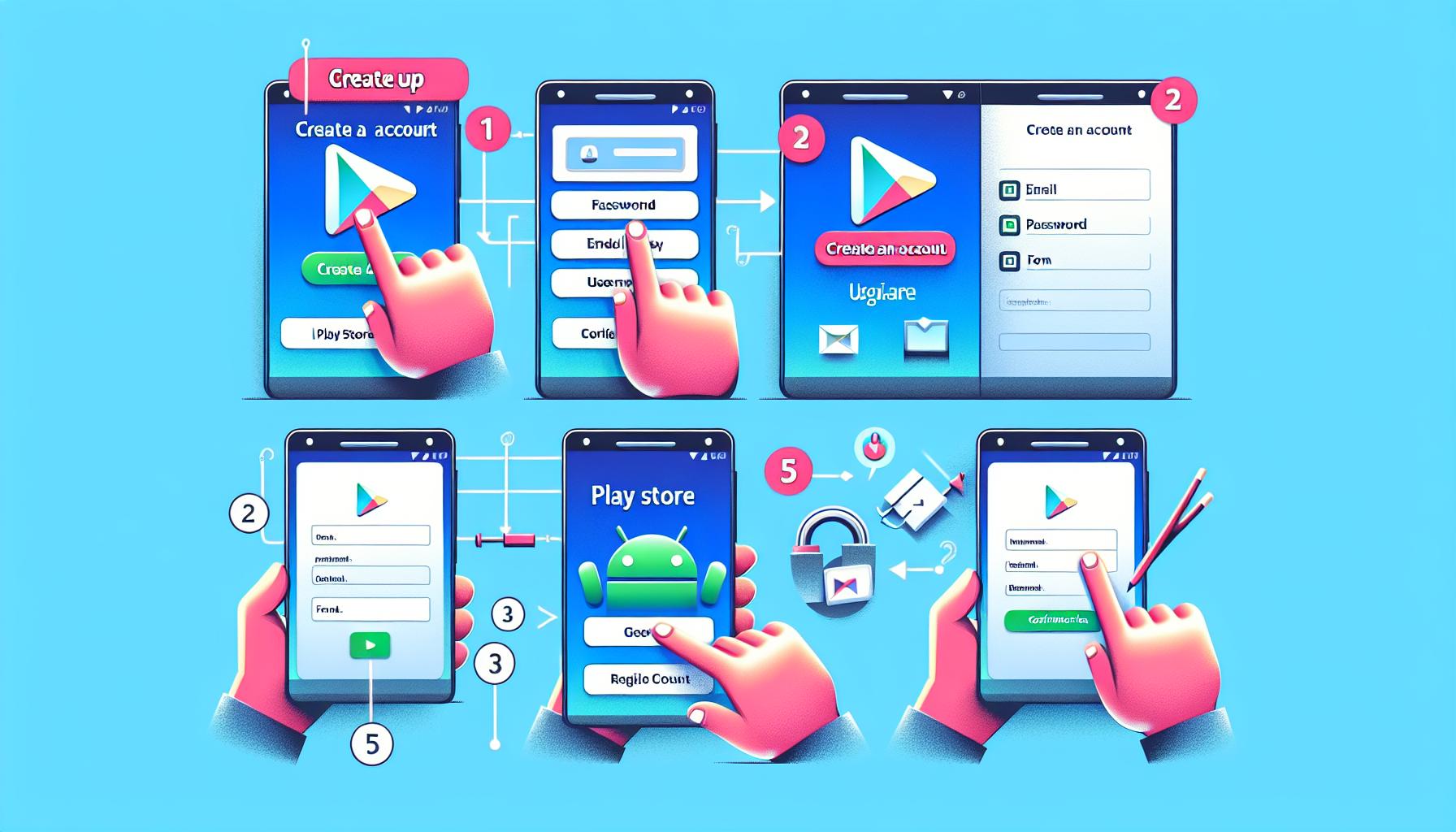 Jak se zaregistrovat do obchodu Play na Androidu snadno a rychle 2 Jak začít s registrací do Obchodu Play