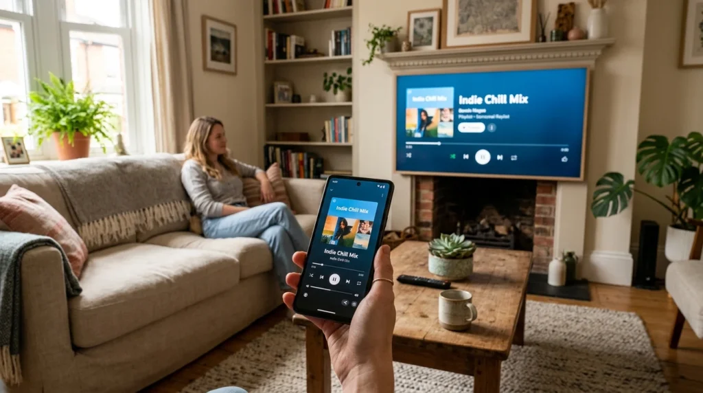 Sdílení obrazovky z mobilu na TV nebo PC