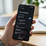 Nastavení přesměrování příchozích hovorů v aplikaci telefon